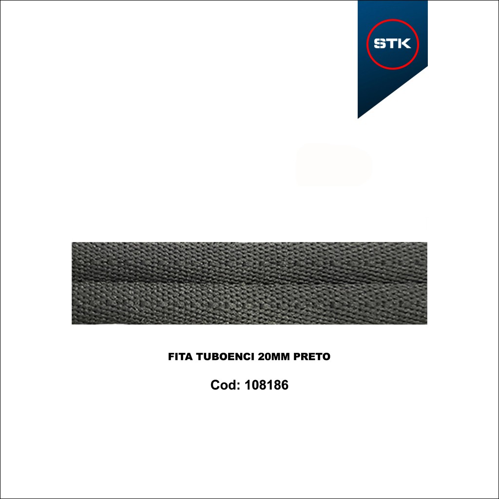 FITA TUBOENCI 20MM PRETO