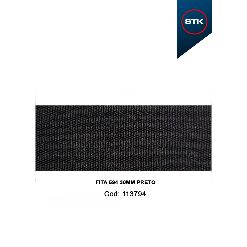 FITA 594 30MM PRETO