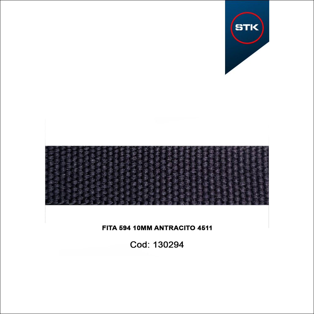 FITA 594 10MM ANTRACITO 4511