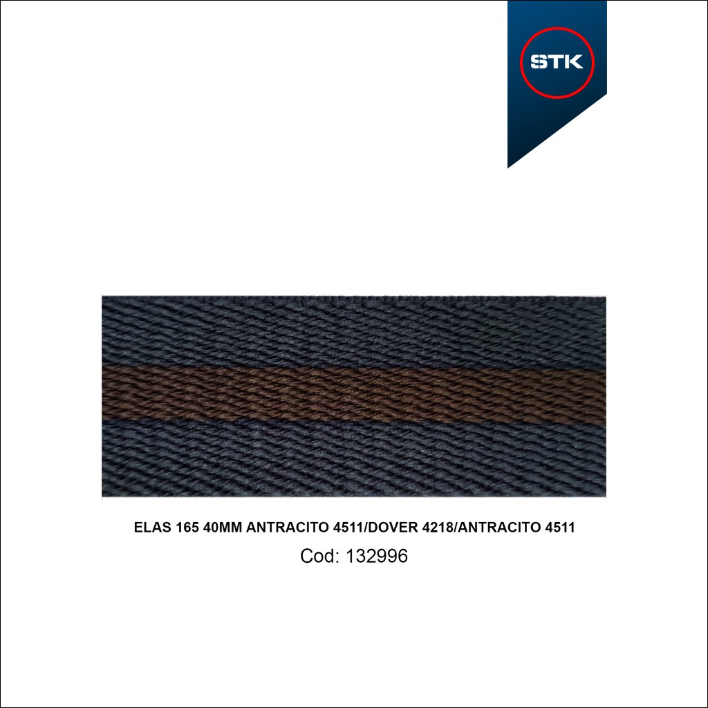 ELÁSTICO STK 165 40MM ANTRA4511 / DOVER 4218 / ANTRACITO4511