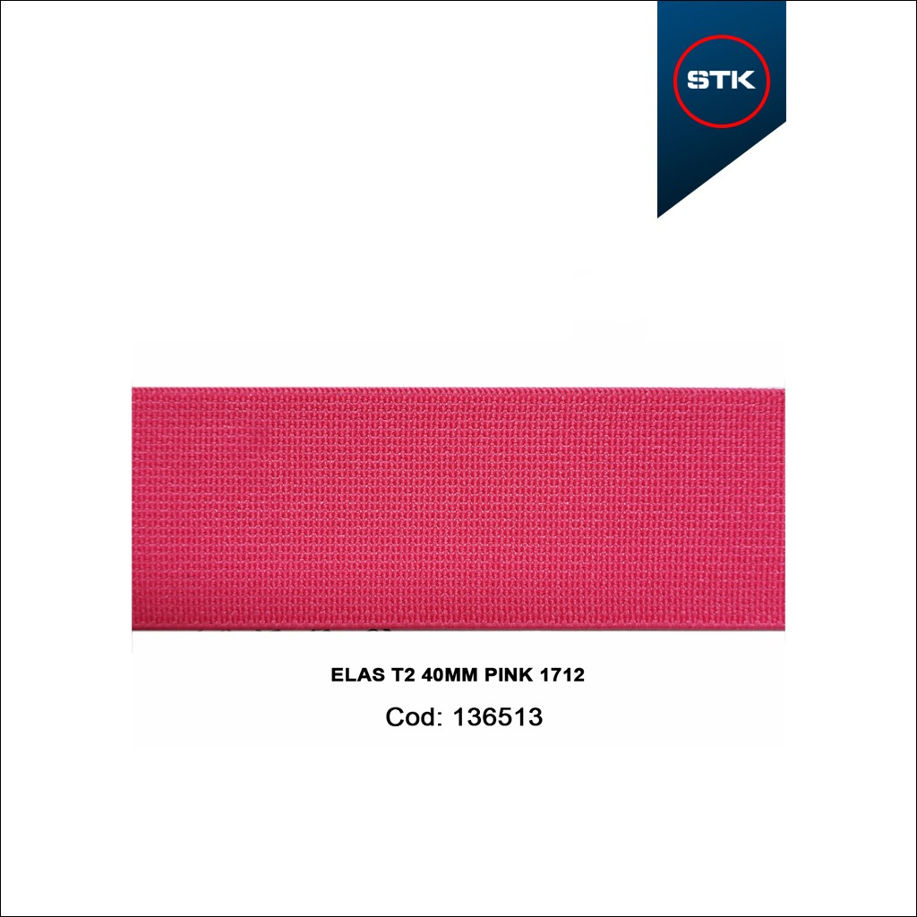 ELÁSTICO STK 187 T2 40MM PINK 1712