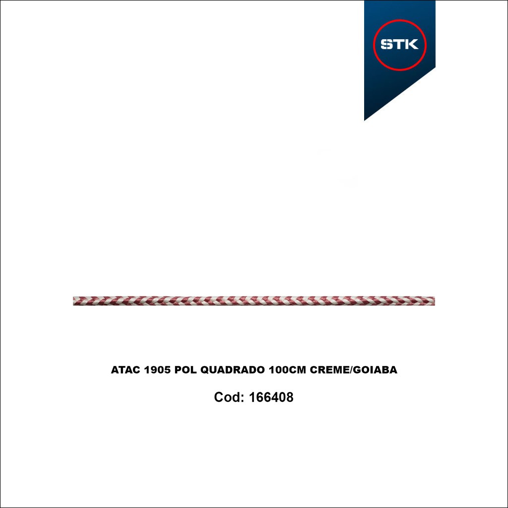 ATACADOR STK 1905 POL QUADRADO 100CM CREME / GOIABA