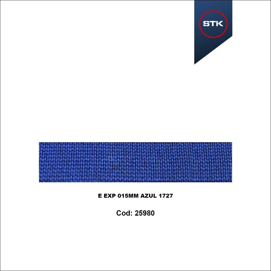 ELÁSTICO STK 156 EXPORTAÇÃO 15MM AZUL 1727