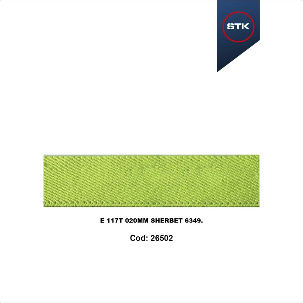 ELASTICO 117T 20MM SHERBET 